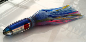 7" Big Game Lure  Blue Explosion